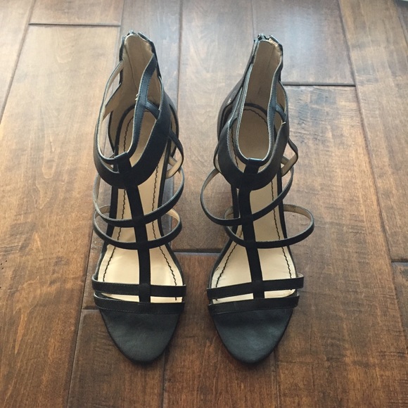 Heeled Birdcage Sandal - Picture 2 of 7